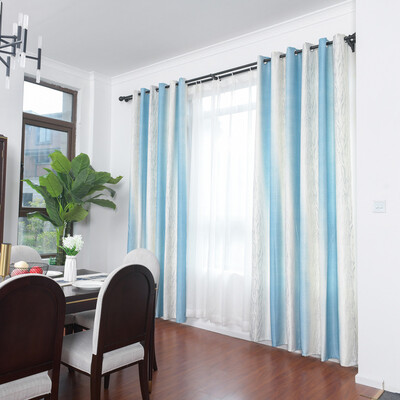 Gobestart Leaves Sheer Curtain Tulle Window Treatment Voile Drape Valance 1 Panel Fabric