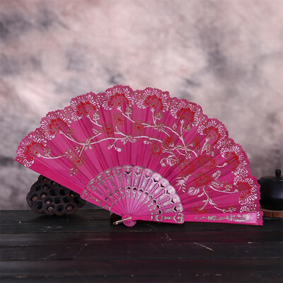 Siaonvr Best Chinese Style Dance Wedding Party Lace Silk Folding Hand Held Flower Fan
Siaonvr Best Chinese Style Dance Wedding Party Lace Silk Folding Hand Held Flower Fan