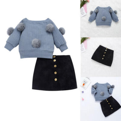 2PCS Toddler Baby Girls Autumn Winter Clothes Sweater Knitted TopsSkirt Outfits
2PCS Toddler Baby Girls Autumn Winter Clothes Sweater Knitted TopsSkirt Outfits