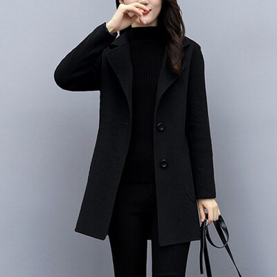 Toponeto Women Work Solid Vintage Winter Office Long Sleeve Button Woolen Jacket Coat
Toponeto Women Work Solid Vintage Winter Office Long Sleeve Button Woolen Jacket Coat