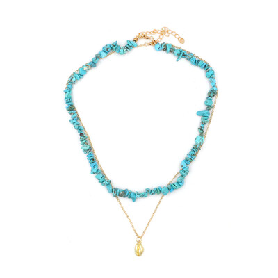 Za 2019 Multi-Layer Pendant blue shell Necklace Fashion Trend Temperament Wild Choker Foreign Trade Cross-Border
Za 2019 Multi-Layer Pendant blue shell Necklace Fashion Trend Temperament Wild Choker Foreign Trade Cross-Border