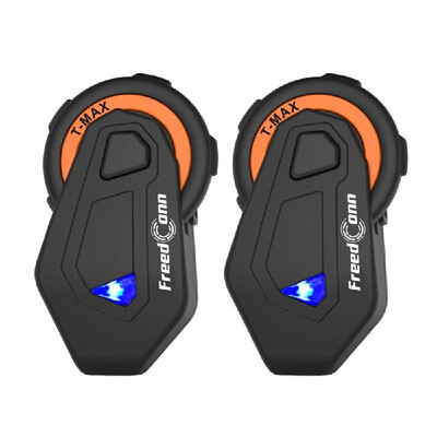 2 pcs FreedConn T-MAX Bluetooth 41 Helmet Intercom System 1000M Wireless Motorcycle Headset IPX65 Dust-proof & Waterproof 6 Ride
2 pcs FreedConn T-MAX Bluetooth 41 Helmet Intercom System 1000M Wireless Motorcycle Headset IPX65 Dust-proof & Waterproof 6 Ride
