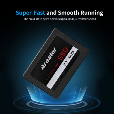 Arealer 25inch Solid State Drive SATA30 SSD Solid State High Speed Storage for Desktop Laptop Black 2TB
Arealer 25inch Solid State Drive SATA30 SSD Solid State High Speed Storage for Desktop Laptop Black 2TB
