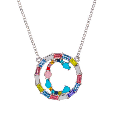 Letter Fashion Multi-color Zircon Charm Circle Pendant Necklace Necklaces Birthday Jewelry Christmas Gifts
Letter Fashion Multi-color Zircon Charm Circle Pendant Necklace Necklaces Birthday Jewelry Christmas Gifts