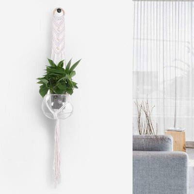 Greensen Woven Cotton Rope Flower Pot Holder Legs Hanging Rope Baskets Plant Hanger Net Pocket
Greensen Woven Cotton Rope Flower Pot Holder Legs Hanging Rope Baskets Plant Hanger Net Pocket