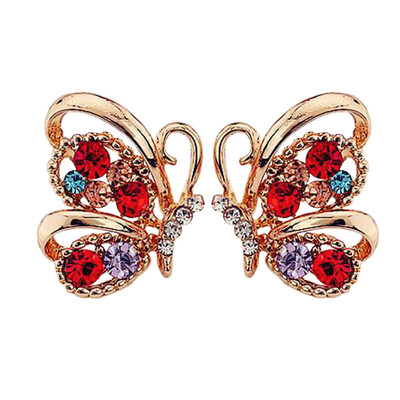 New Fashion Women Lady Causal Elegant Butterfly Crystal Rhinestone Ear Stud Earrings Party Jewelry Gifts 
New Fashion Women Lady Causal Elegant Butterfly Crystal Rhinestone Ear Stud Earrings Party Jewelry Gifts