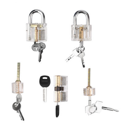 Greensen 5pcs Acrylic Multi Type Lock Transparent Padlock with Training Lock Practical Set
Greensen 5pcs Acrylic Multi Type Lock Transparent Padlock with Training Lock Practical Set