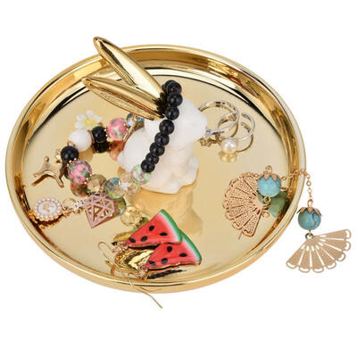 Greensen Metal Golden Serving Tray Plate with Rabbit Decor for Fruits Candies Food Jewelry
Greensen Metal Golden Serving Tray Plate with Rabbit Decor for Fruits Candies Food Jewelry