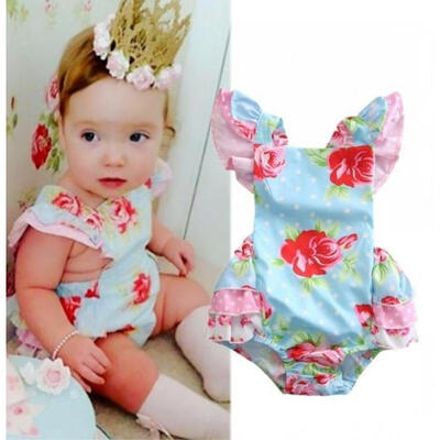 Newest Newborn Toddler Baby Girls Ruffle Floral Romper Jumpsuit Sunsuit 0-24M Clothes
Newest Newborn Toddler Baby Girls Ruffle Floral Romper Jumpsuit Sunsuit 0-24M Clothes