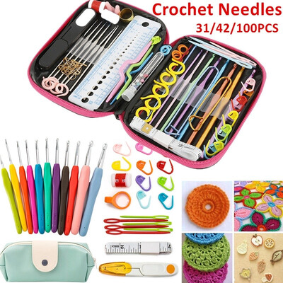 3142100PCS Knitting Needle 20mm-80mm Crochet Hooks Yarn Knitting Weave Needles Sweater Sewing Tools Set
3142100PCS Knitting Needle 20mm-80mm Crochet Hooks Yarn Knitting Weave Needles Sweater Sewing Tools Set