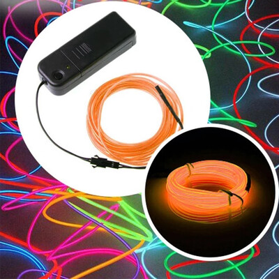 Gobestart 1M Battery Operated Luminescent Neon LED Lights Glow EL Wire String Strip Rope
Gobestart 1M Battery Operated Luminescent Neon LED Lights Glow EL Wire String Strip Rope