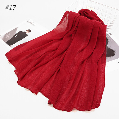 Cross-border exclusive for AliExpress wish Muslim Arab Hui pure color cotton crease cotton scarf scarves
Cross-border exclusive for AliExpress wish Muslim Arab Hui pure color cotton crease cotton scarf scarves
