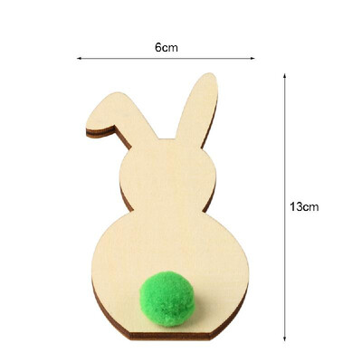 1pcs Natural Wooden Cutout DIY Easter Rabbit Ornaments Craft with Plush Ball for Festival Party Home Decoration Gifts
1pcs Natural Wooden Cutout DIY Easter Rabbit Ornaments Craft with Plush Ball for Festival Party Home Decoration Gifts