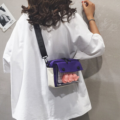 Net red texture small bag female new 2019 cute small square bag Korean version of the wild girl canvas shoulder Messenger bag
Net red texture small bag female new 2019 cute small square bag Korean version of the wild girl canvas shoulder Messenger bag