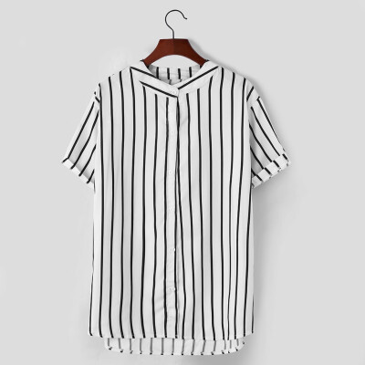 Tailored Mens Ethnic Printed Stand Collar Stripe Short Sleeve Loose Henley Shirt Tops
Tailored Mens Ethnic Printed Stand Collar Stripe Short Sleeve Loose Henley Shirt Tops