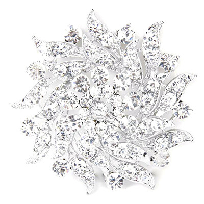 Women Simulated Crystal Brooch Clear Floral Wreath Brooch Pin Corsage Alloy Bridal Wedding Jewellery
Women Simulated Crystal Brooch Clear Floral Wreath Brooch Pin Corsage Alloy Bridal Wedding Jewellery