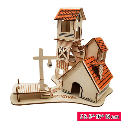 Tailored 3D Wooden Puzzle DIY Building Model Dollhouse Style House Jigsaw Puzzle Kid Toys
Tailored 3D Wooden Puzzle DIY Building Model Dollhouse Style House Jigsaw Puzzle Kid Toys