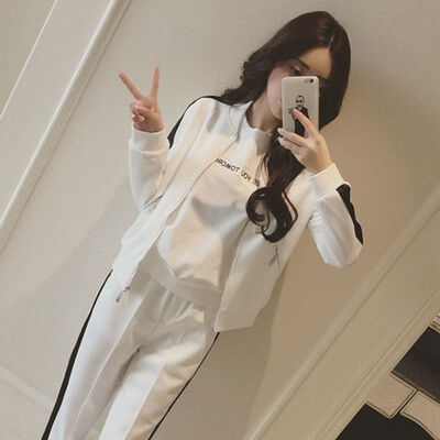 Brand New Long Sleeve Sports Suit Womens Clothing Stripe Casual Pants Set Sport Wear in hot sales
Brand New Long Sleeve Sports Suit Womens Clothing Stripe Casual Pants Set Sport Wear in hot sales