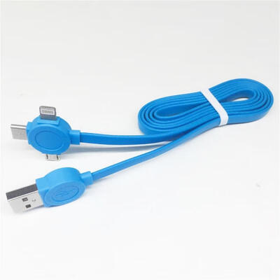 3-in-1 Universal Data Line USB To Type-C Micro USB Lightning Charging Cable For IPhone Android Phones-1m
3-in-1 Universal Data Line USB To Type-C Micro USB Lightning Charging Cable For IPhone Android Phones-1m