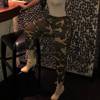 Fashion Women Long Pants Camouflage Print High Waist Pockets Zip Casual Camo Trousers YellowWhite
Fashion Women Long Pants Camouflage Print High Waist Pockets Zip Casual Camo Trousers YellowWhite