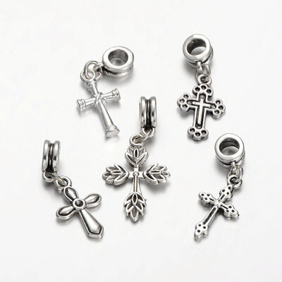 Mixed Tibetan Style Alloy Cross European Dangle Beads Large Hole Pendants Antique Silver 3035x1117mm Hole 5mm
Mixed Tibetan Style Alloy Cross European Dangle Beads Large Hole Pendants Antique Silver 3035x1117mm Hole 5mm