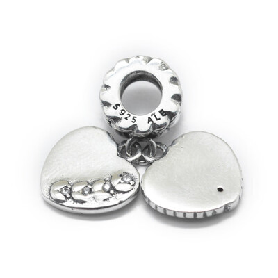 925 Sterling Silver European Beads with Cubic Zirconia Large Hole Beads Heart Clear Antique Silver 23mm
925 Sterling Silver European Beads with Cubic Zirconia Large Hole Beads Heart Clear Antique Silver 23mm