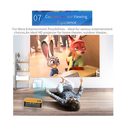 Mini Portable Projector Supports 1080P LCD 50000 Hours Lamp Life Home Theater Video Projector Lightweight&Support Power Bank
Mini Portable Projector Supports 1080P LCD 50000 Hours Lamp Life Home Theater Video Projector Lightweight&Support Power Bank