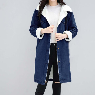 Toponeto Winter Womens Blue Jean Jacket Thicken Warm Fleece Denim Coat Punk Long Outwear
Toponeto Winter Womens Blue Jean Jacket Thicken Warm Fleece Denim Coat Punk Long Outwear