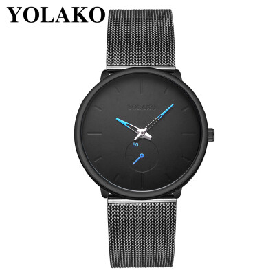 Gobestart YOLAKO Mens Stainless Steel Mesh Belt Watch With Simple Mirror Quartz Watch
Gobestart YOLAKO Mens Stainless Steel Mesh Belt Watch With Simple Mirror Quartz Watch