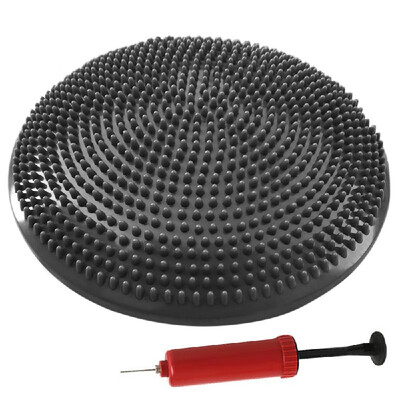 33CM Yoga Balance Disc Inflatable Stability Wobble Cushion Free Hand Pump 
33CM Yoga Balance Disc Inflatable Stability Wobble Cushion Free Hand Pump