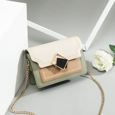New Coloured Chain Girls in Summer 2019 Korean Version Baitie Single Shoulder Slant Fashion Texture Square Bag
New Coloured Chain Girls in Summer 2019 Korean Version Baitie Single Shoulder Slant Fashion Texture Square Bag