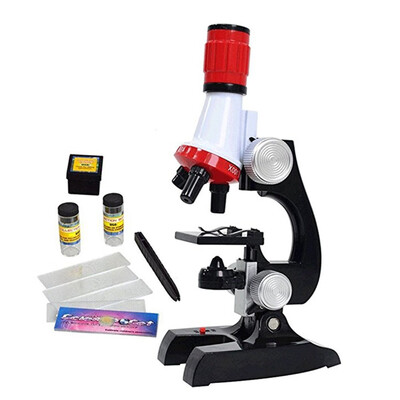 Beginner Microscope Kit LED 100X 400X&1200X Magnification Kids Science Toys with Accessory Set
Beginner Microscope Kit LED 100X 400X&1200X Magnification Kids Science Toys with Accessory Set