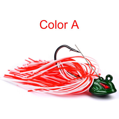 VISSEN 1pcs Colorful Silicone Skirt Artificial Fishing Lure Lifelike Eyes Bait Spoon Lures Fishing Tackle With Single Hook
VISSEN 1pcs Colorful Silicone Skirt Artificial Fishing Lure Lifelike Eyes Bait Spoon Lures Fishing Tackle With Single Hook
