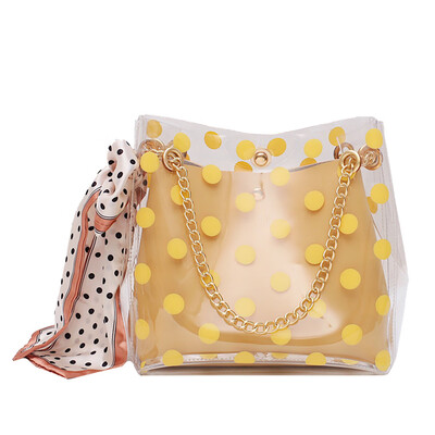 Tailored Women Fashion Transparent Package Chain Bucket Bag Wild Messenger Shoulder Bag
Tailored Women Fashion Transparent Package Chain Bucket Bag Wild Messenger Shoulder Bag