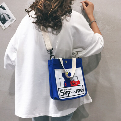 Sesame Street Crossbody Female 2019 New Japanese Harajuku Student Shoulder Tote Joker Board Canvas Bag
Sesame Street Crossbody Female 2019 New Japanese Harajuku Student Shoulder Tote Joker Board Canvas Bag