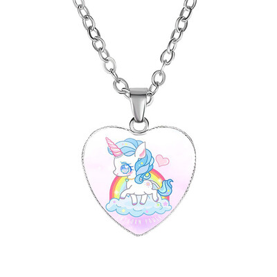 Unicorn Necklace Pegasus Heart Shape Charm Alloy Pendant for Girls Women Birthday Party Gifts
Unicorn Necklace Pegasus Heart Shape Charm Alloy Pendant for Girls Women Birthday Party Gifts