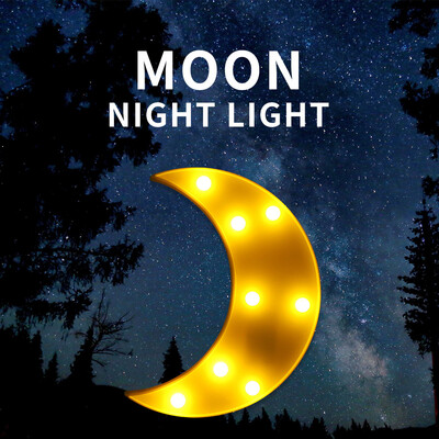 Gobestart Lucky Decorative LED Moon Night Light Birthday Party Holiday Decoration
Gobestart Lucky Decorative LED Moon Night Light Birthday Party Holiday Decoration