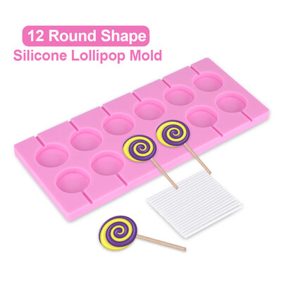 Greensen 12 Round Shape Silicone Lollipop Mould Tray Candy Chocolate Lollypop Mold Sticks Chocolate Mold Lollipop Mould Tray
Greensen 12 Round Shape Silicone Lollipop Mould Tray Candy Chocolate Lollypop Mold Sticks Chocolate Mold Lollipop Mould Tray