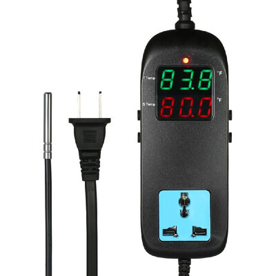 Electronic Thermostat LED Digital Display Breeding Temperature Controller Thermocouple Thermostat with Socket AC 90V~250V
Electronic Thermostat LED Digital Display Breeding Temperature Controller Thermocouple Thermostat with Socket AC 90V~250V
