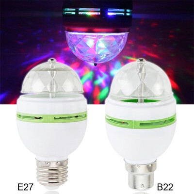 RGB LED Lamp E27 3W LED Bulb Soptlight Energy Saving 16 Color Change LED Lampara With IR Remote
RGB LED Lamp E27 3W LED Bulb Soptlight Energy Saving 16 Color Change LED Lampara With IR Remote