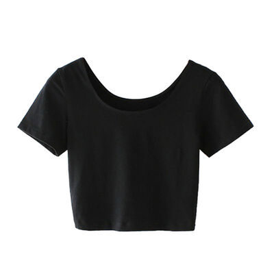 Summer Women Sexy Crop Top Cotton Ladies Short Sleeve Tank Tee Skinny Short Basic Stretch T-shirts Hot
Summer Women Sexy Crop Top Cotton Ladies Short Sleeve Tank Tee Skinny Short Basic Stretch T-shirts Hot