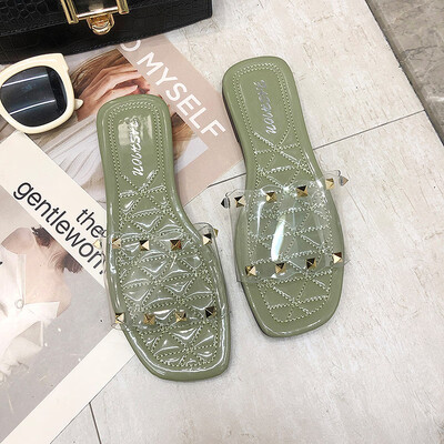 Sandals women wear 2019 summer new Korean version of Joker fashion transparent net red flat beach womens shoes
Sandals women wear 2019 summer new Korean version of Joker fashion transparent net red flat beach womens shoes