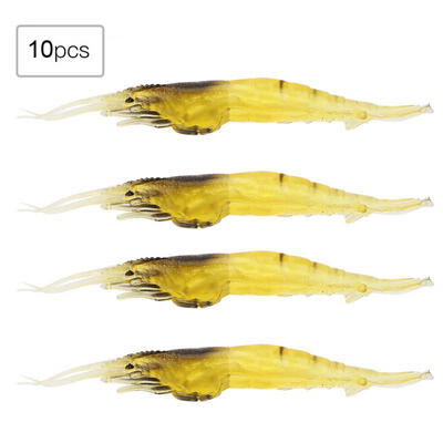 Greensen 10PcsLot plastic Soft Lifelike Shrimp Fishing Lures Artificial Bait Tackle Accessories
Greensen 10PcsLot plastic Soft Lifelike Shrimp Fishing Lures Artificial Bait Tackle Accessories