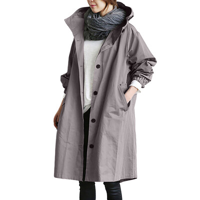Toponeto Womens Winter Loose Hooded Wild Elegant Windbreaker Comfortable Coat Outwear
Toponeto Womens Winter Loose Hooded Wild Elegant Windbreaker Comfortable Coat Outwear