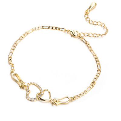 New Fashion DIY Crystal Heart Enamel Flower Charm Bracelets & Bangles Snake Chain Bracelets For Women
New Fashion DIY Crystal Heart Enamel Flower Charm Bracelets & Bangles Snake Chain Bracelets For Women