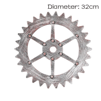 Toponeto European Modern Vintage Steampunk Gear Industrial Style Wall Home Decoration Sil
Toponeto European Modern Vintage Steampunk Gear Industrial Style Wall Home Decoration Sil