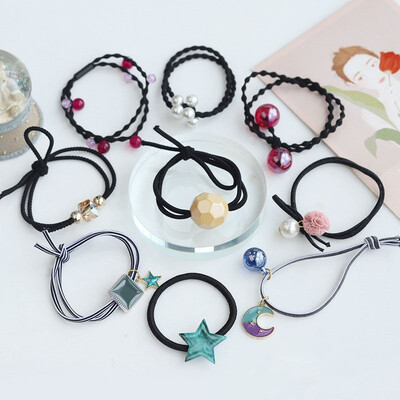 Ins Star Hair Rope Set 9 Pieces 1 Set of Fashion Women Scrunchie Small Fresh Hair Band Rubber Band Elegant Lady Hair Accessories
Ins Star Hair Rope Set 9 Pieces 1 Set of Fashion Women Scrunchie Small Fresh Hair Band Rubber Band Elegant Lady Hair Accessories