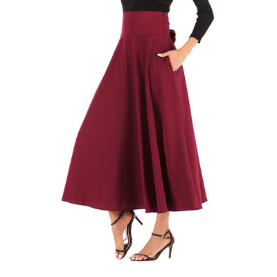 Roseonmyhand Women High Waist Pleated A Line Long Skirt Front Slit Belted Maxi Skirt
Roseonmyhand Women High Waist Pleated A Line Long Skirt Front Slit Belted Maxi Skirt
