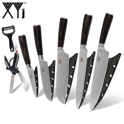 XYJ Comfortable Handle Stainless Steel Kitchen Knife With Kitchen Scissor Peeler Best Gift
XYJ Comfortable Handle Stainless Steel Kitchen Knife With Kitchen Scissor Peeler Best Gift
