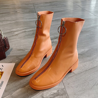 Guidi boots women 2019 new net red thick with retro martin boots womens English wind round head front zipper boots
Guidi boots women 2019 new net red thick with retro martin boots womens English wind round head front zipper boots